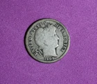 1909-S  Barber Silver Dime #P32895