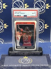 🇺🇸🏀1988-89 Fleer Michael Jordan PSA 8-Near-Mint**rare**
