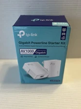 TP-Link AV1000 Gigabit Powerline Starter Kit (TL-PA7017 Kit) New In Box