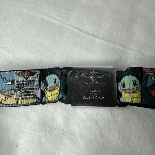 Pokemon Belt Buckle Down 2014 Made In USA Adjustable - Picture 4 of 8