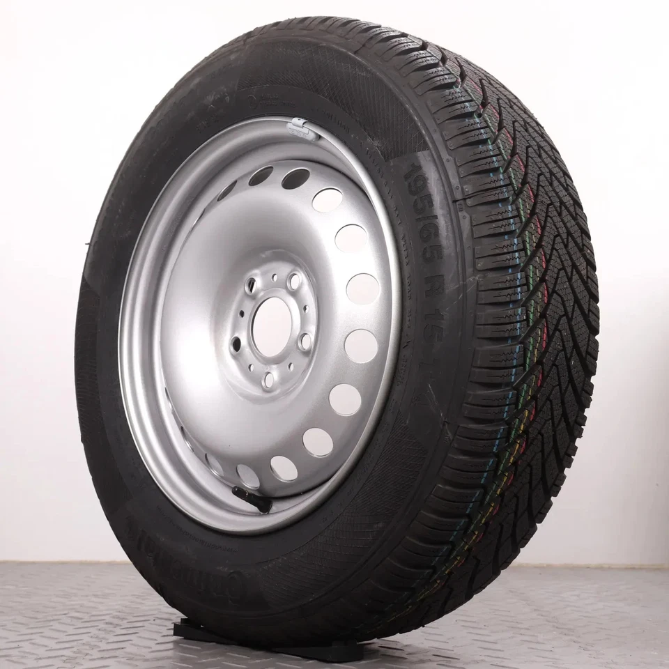 Winterräder 15 Zoll Renault Kangoo W & FW Original Stahlfelgen 195/65R15 95T NEU - Bild 3 von 4