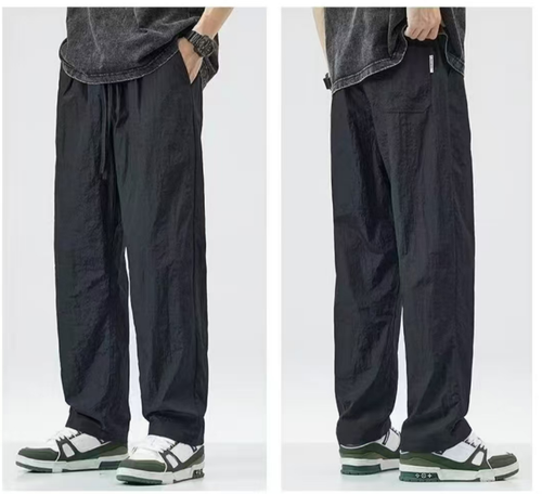 Men's casual pants summer thin artistic pants versatile new style - Picture 5 of 8