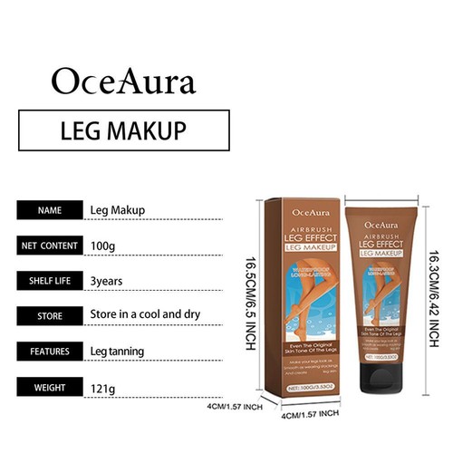 OceAura Leg Makeup Lotion Even Skin Tone Foundation Concealer Waterproof D T1K2 - Picture 15 of 15