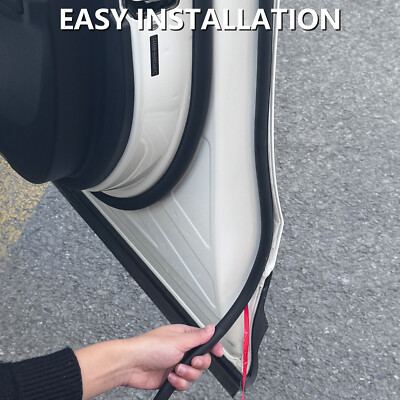 Car Door Rubber Weather Seal Hollow Strip 78inch Weatherstrip Universal D-shape