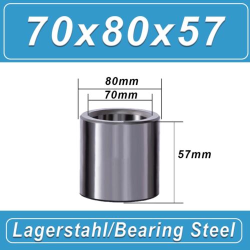Cuscinetto Manicotto Acciaio Boccola ID 45/50/55/60-70mm Distanziali Standoff Resistenti all'usura - Foto 128 di 148