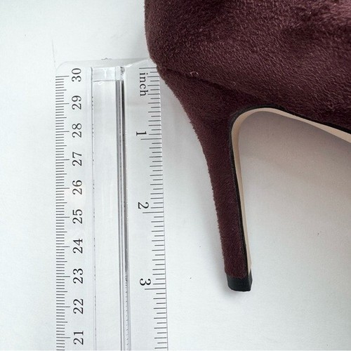 Size 13 FOWT Women Gradient Pointed Toe Kitten Heels Slip On Dress Pumps Purple - Picture 12 of 12
