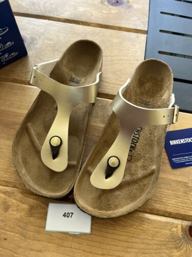 Birkenstock Gizeh | Gold | EU 38 | US L7 / M5 | Regular Fit