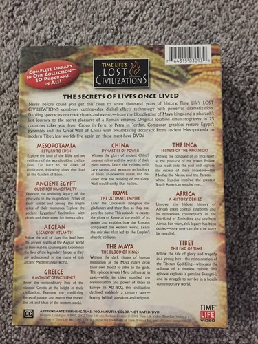 Lost Civilizations - Complete Set (DVD, 2002, 4-Disc Set) - Picture 4 of 4