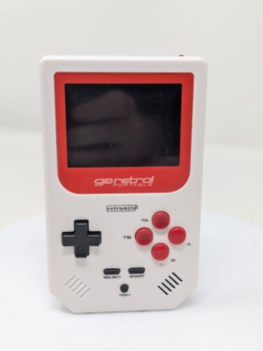 Retro-bit Go Retro Portable Game Handheld WHITE USED TESTED WORKS - Picture 3 of 9