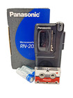 Panasonic RN-202 MicroCassette Dictaphone Dictation Voice Recorder Handheld Blk
