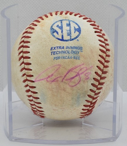 Alex Bregman Signed Game Used Baseball LSU NCAA College JSA COA - Picture 1 of 4