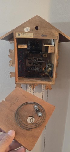 Working German Cuockoo Clock with Music and Dancers Needs weights & pendulum - Picture 4 of 7