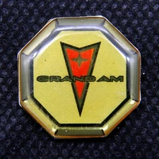 Vintage Pontiac Grand AM Logo Enamel Pin Tie Tac Hat Lapel GM General Motors