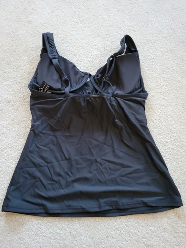 Camiseta Tankini Sunsets Elsie con Aros Negra 36D Tallas Copa Mujer Con Aros 38C - Imagen 4 de 6