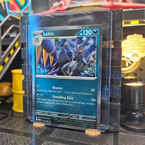 Lokix Cosmos Holo Promo Paradox Rift Pokémon Raro TCG 122/182 Scarlatto e Viola - Foto 2 di 6