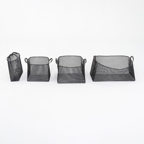 Cesta de lavandería pequeña Matheson con asas negras de Zach Matheson para 14x14 USM - Imagen 3 de 12