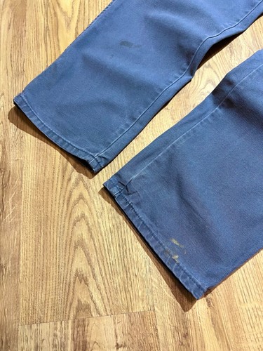 Vintage 00s Dickies Work Pants Gray Distressed Cargo Carpenter Men's 32x32 baggy - Picture 6 of 14