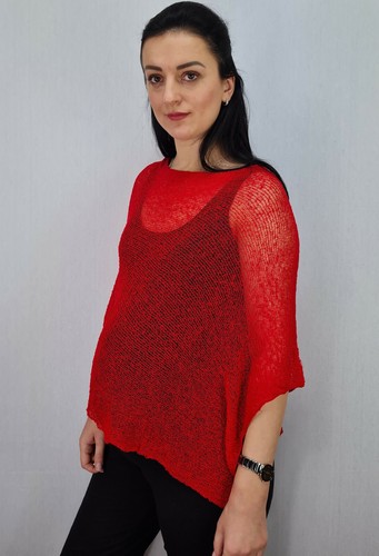 Maternity Small Poncho Plain Stretch Lace Fish Net Bali Crochet Batwing One Size - Picture 107 of 180