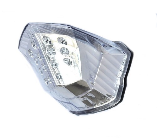 Yamaha FZ6R & XJ6 Integrated LED Taillight; Brake and Turns w/ Clear Lens - Picture 1 of 2