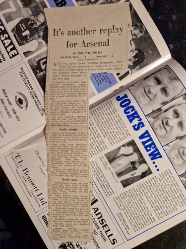 Football Programmes - Arsenal - 1968 to 1990 - Buy 2 or more - get 10% Discount - Picture 89 of 95