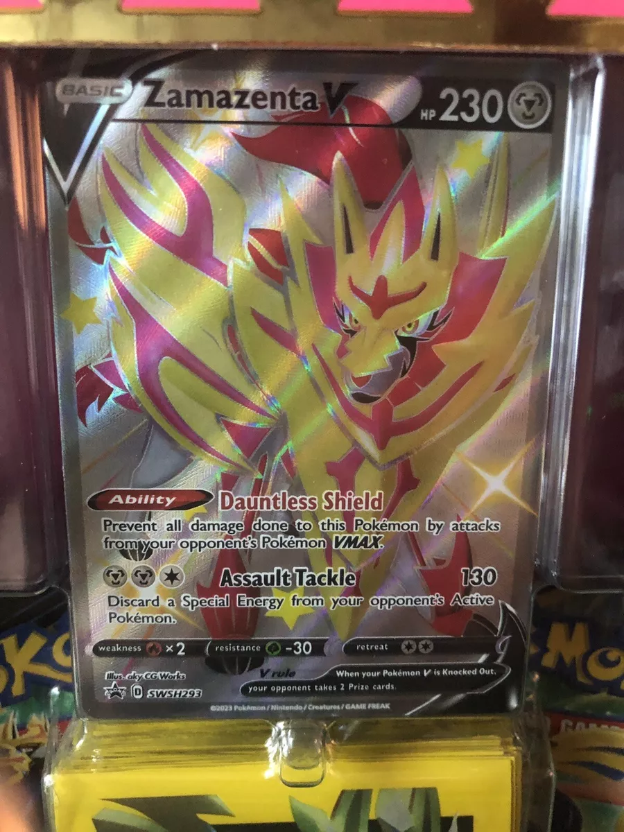 Zamazenta V - SWSH293 Shiny Full Art Ultra Rare Promo - Crown