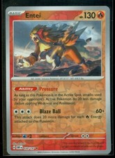 Pokemon ENTEI 030/197 Obsidian Flames RARE Rev Holo - - MINT