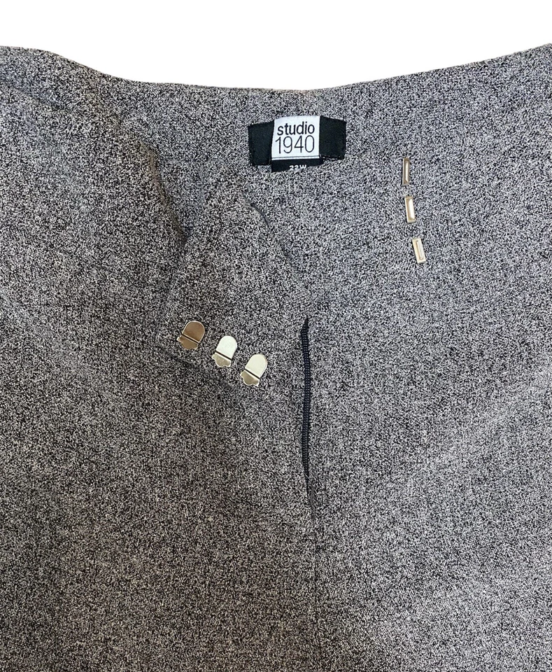 Studio 1940 Pants High Rise Dress Work Career Women’s Plus Size 22 Charcoal Gray - Image 2 of 3