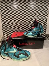 Size 11.5 - Nike LeBron 11 South Beach 2014