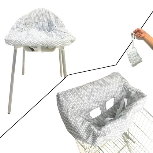 Portable Shopping Cart Cover for Baby or Toddler High Chair & Grocery Cart Cover - Picture 4 of 7