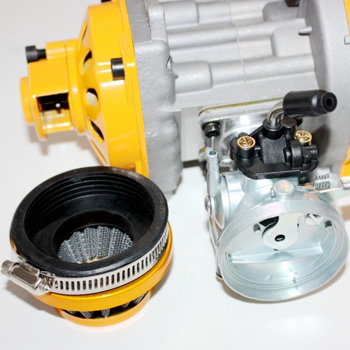 Performance Racing GOLD 49cc 2 stroke Engine Motor Min Pocket Quad Dirt Bike ATV - Picture 7 of 9