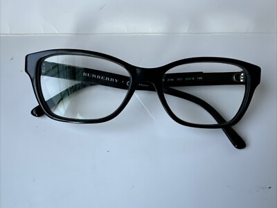 Burberry Eyeglasses Full Rim Frames Black B2144 3001 53 16 140