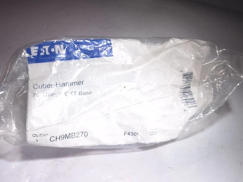 EATON CUTLER HAMMER CH9MB270 70 AMP 2 CIRCUIT MOUNTING BASE