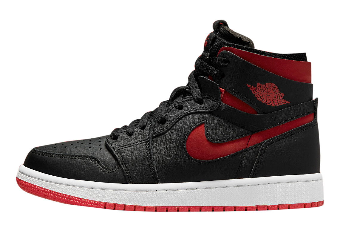Женские кроссовки Jordan 1 Zoom Air CMFT Bred Black/University Красно-белые (CT0979 006)