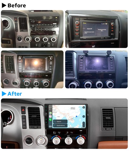 For 2007-2013 Toyota Tundra Sequoia 10.1" Android 12 Radio With Volume Button - Picture 3 of 26