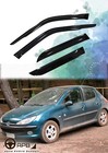 For Peugeot 206 98-12 Deflector Window Visors Guard Vent Weather Shield