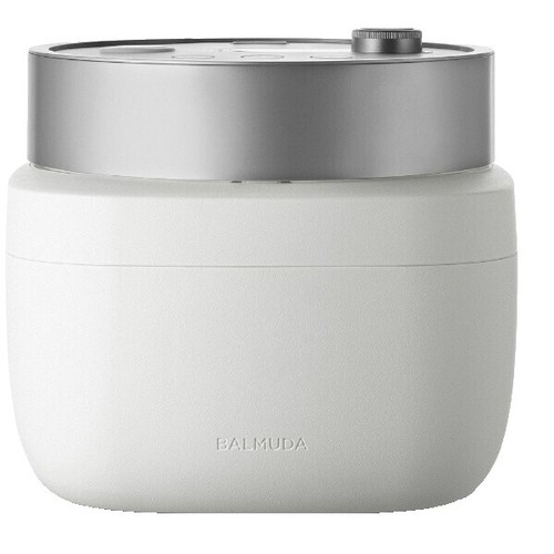 BALMUDA The Gohan White　K08A-WH BALMUDA K08A-WH The Gohan Steam Rice Cooker White Timer 100V