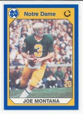 1990 Collegiate Collection Joe Montana Notre Dame #40