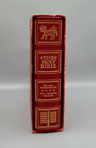 Leather Holy Bible Douay-Confraternity New Catholic Version 1950 in slipcase - Picture 15 of 18