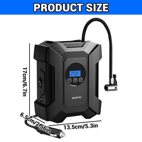 Tire Inflator Car Air Pump Compressor Electric Portable Auto 12V Volt 150 PSI - Picture 7 of 15