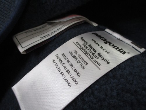 Patagonia Jacket Boys XL 14 Blue Better Sweater Fleece Hiking Outdoor Camping - Picture 7 of 10