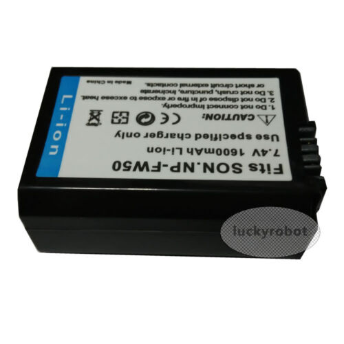 Battery or USB LCD Charger for Sony NP-FW50 BC-TRW & Sony ILCE-6500 Alpha a6500 - Picture 11 of 38
