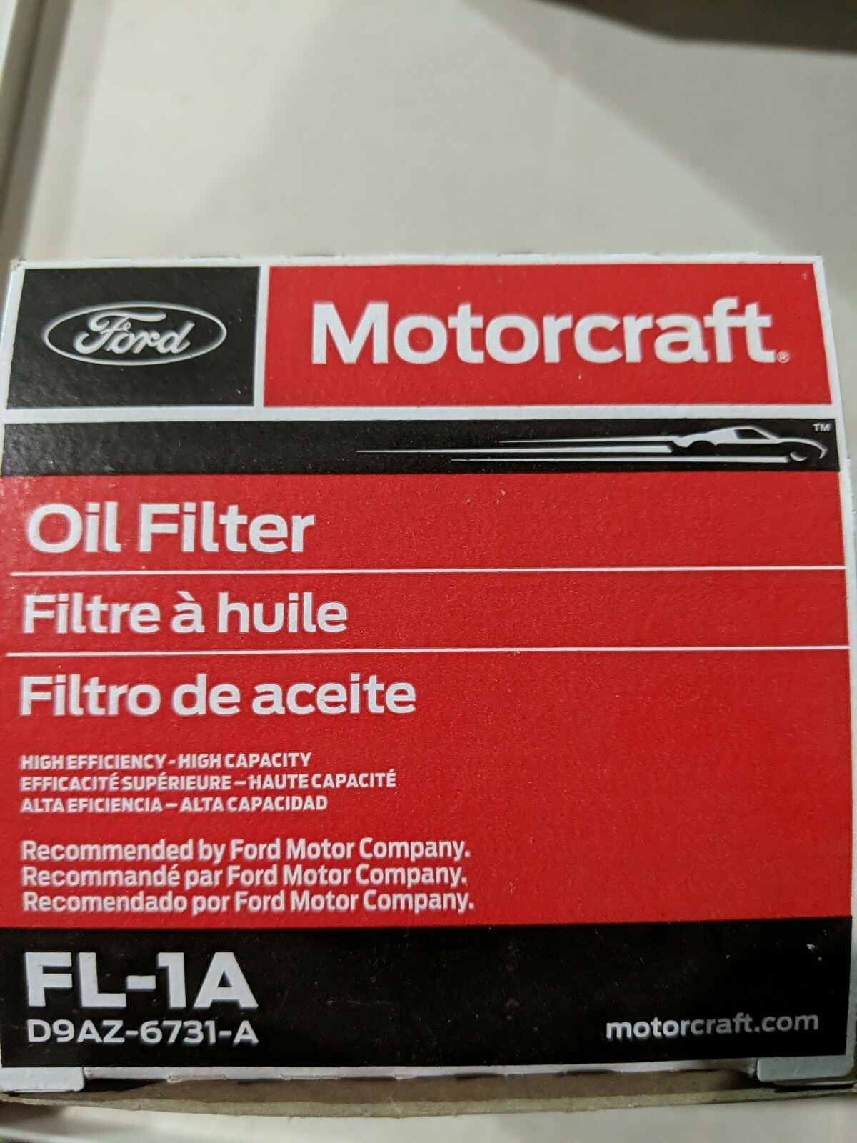 Motorcraft FL-1A Oil Filter - Picture 2 of 2