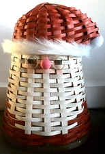 Dresden & Co. Woven Santa Basket w/Acc -Woven by Longaberger Weavers-SHIPS FREE
