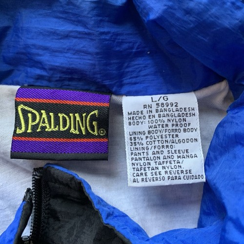 Chaqueta Pullover Spalding Grande Cuarto Cremallera Deletrear Bloque de Color - Imagen 4 de 10