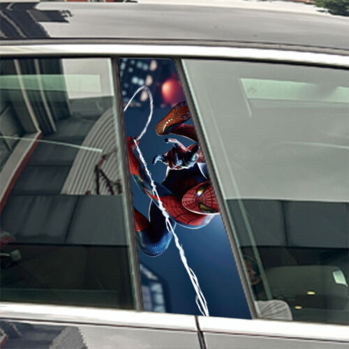 2x Halloween Superhero Car B Pillar Sticker Center Column Cover Decals - Bild 4 von 29