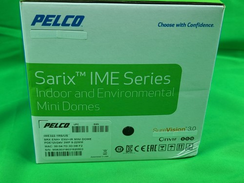 Pelco IME322-1RS /US Outdoor/Indoor and Environmental Mini Dome Camera - Picture 6 of 10