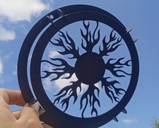 metal Audio Protective Speaker Cover CUSTOM Flames SUBwoofer grille high xmax