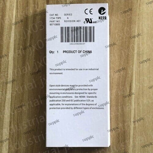 Allen Bradley 1734-TOPS POINT I/O Terminal Base Spring Clamp 8 Terminations New - Picture 1 of 7