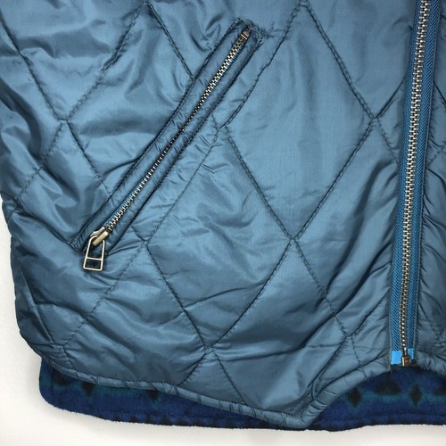 Pacific Trail Outdoor Wear Mens Large Green Blue Full Zip Reversible Fleece Vest - Picture 4 of 10