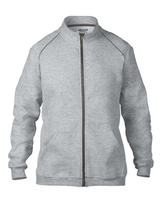New Premium Cotton Full Zip Sweatshirt Gildan Sweat Size L RRP £18.95